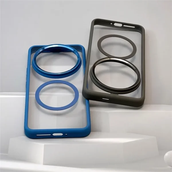 Luxury Defender Magnetic Case For Xiaomi 15 14 Ultra Pro 14Ultra Mi15 Transparent Hybrid Hard for Magsafe Wireless Charger Cover - Image 5