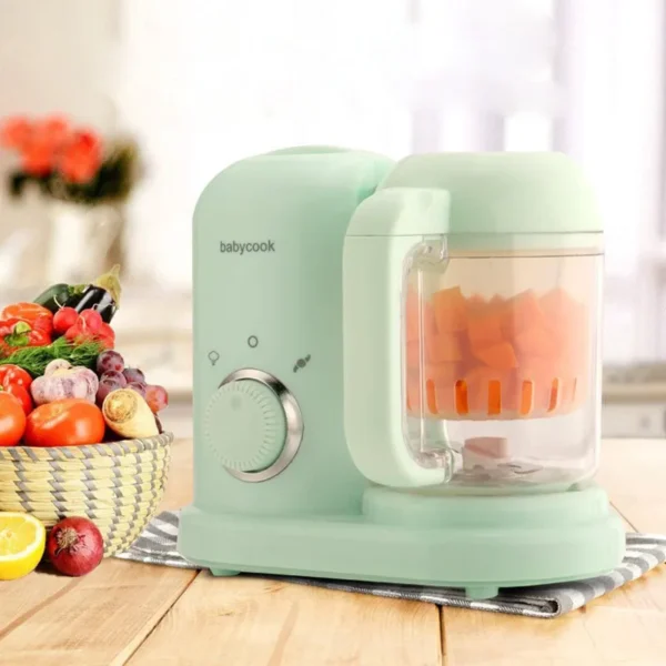 220V Baby Food Supplement Machine Multicooker Solid Food Cooking Machine Electric Blender Grinder Mixer Steaming Cooking Machine - Image 2