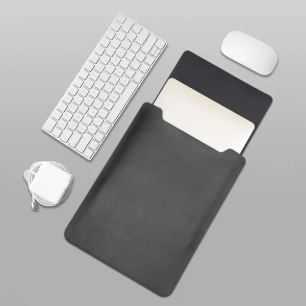 Multiple Sizes Laptop Sleeve Case Ultra Thin PU Leather Cover Shockproof Notebook Bag Protective Pouch for HP/Dell/Surface - Image 11