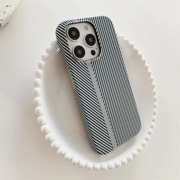 Luxury Carbon Fiber Pattern Cooling Case for iPhone 16 15 14 Plus 13 12 11 Pro Max Mini Shockproof Ultra Thin PC Shell Capa - Image 5