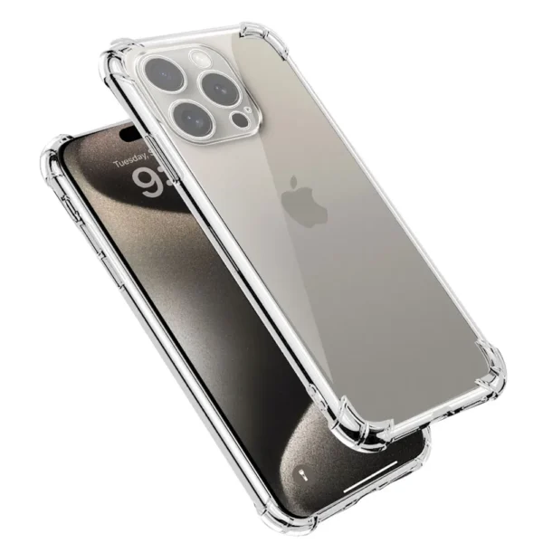 For iPhone 16 Pro Case Silicone Soft Clear Shockproof Airbag TPU Cover For iPhone 16 Plus Phone Case For iPhone 16 Pro Max Funda - Image 6