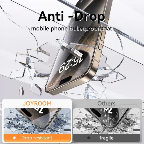 Joyroom 1/2/3pcs HD Glass Screen Protector for iPhone 16 15 14 13 12 11 Pro Max Full Screen Tempered Glass Protection for iPhone - Image 3