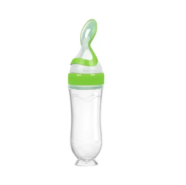 Silicone Baby Bottle with Spoon Newborn Medicine Juice Feeders Baby Food Supplement Rice Cereal Bottles Newborn Feeding Bottles - Image 9