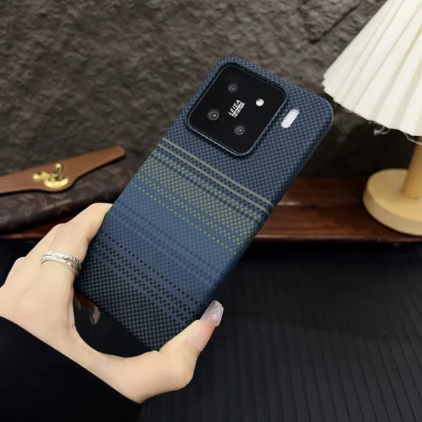 Carbon Fibre Splicing Colors Phone Case For Xiaomi 15 Pro 15Pro Ultra MI15 Luxury Magnetic Frameless Business Shockproof Cover - Image 9