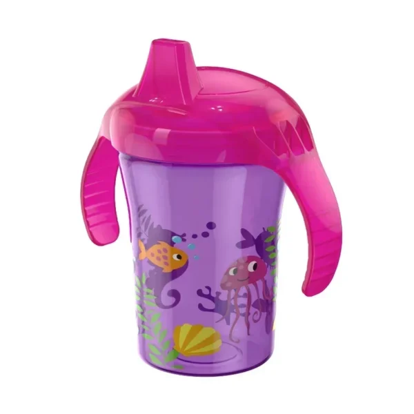 Baby Water Cups 260ML Baby Learning Drinking Cup with Double Handle Flip Lid Leakproof Infants Water Cups Bottle Duckbill Cup - Image 10
