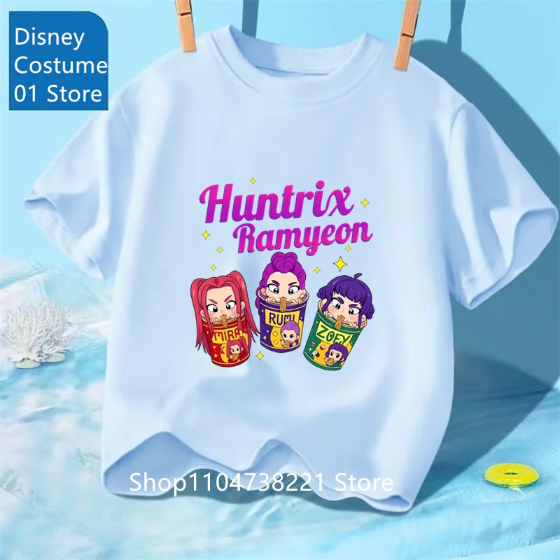 Saja Boys Tshirt Anime Kpop Demon Hunters Kids T-shirts Children's Clothing 2025 New Summer Casual Boys Girls Short Sleeve Tops 15 Saja Boys Tshirt Anime Kpop Demon Hunters Kids T-shirts Children's Clothing 2025 New Summer Casual Boys Girls Short Sleeve Tops - Image 15