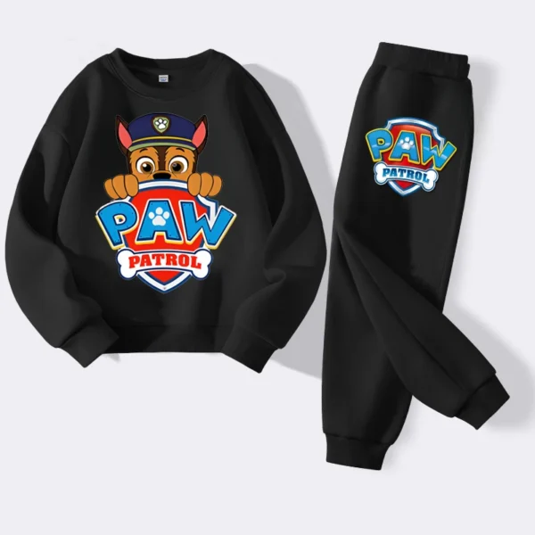 PAW Patrol Cartoon Printed Boys Sweatshirts Sets Children's Casual Pullovers Pants 2 Piece Kids Tracksuits Sport Suits - Image 5