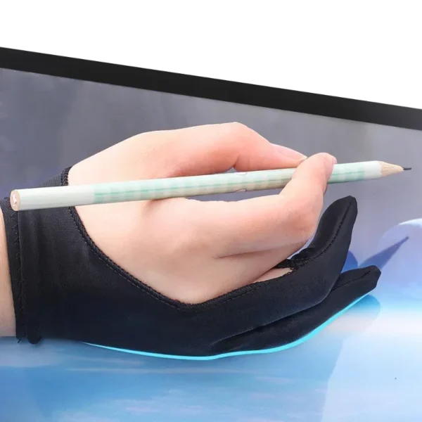 Drawing Glove Palm Rejection Two Finger Gloves for Apple IPad Capacitive Tablet Screen Artist Right/Left Hand Graphic Tablet - Image 3