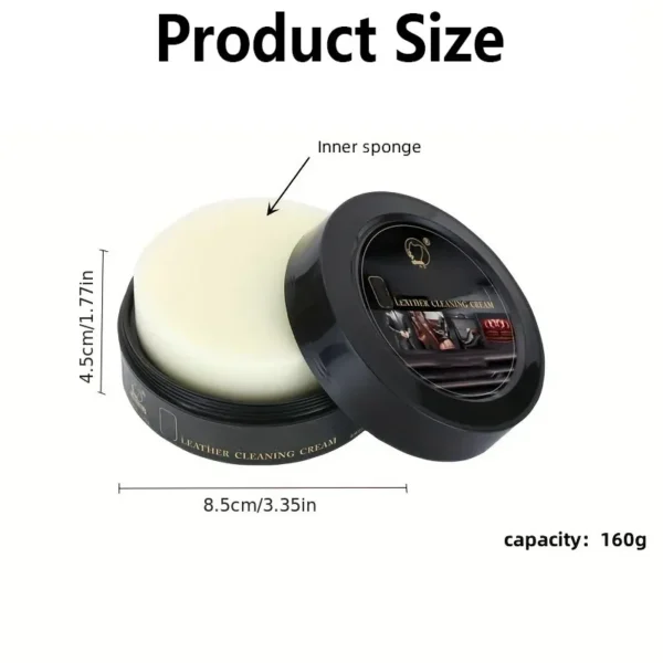 Car Leather Seat Maintenance Care Oil Multifunctional Cream Interior Polishing Stain Removal Refurbished Leather Sofa Cleaning - Image 2