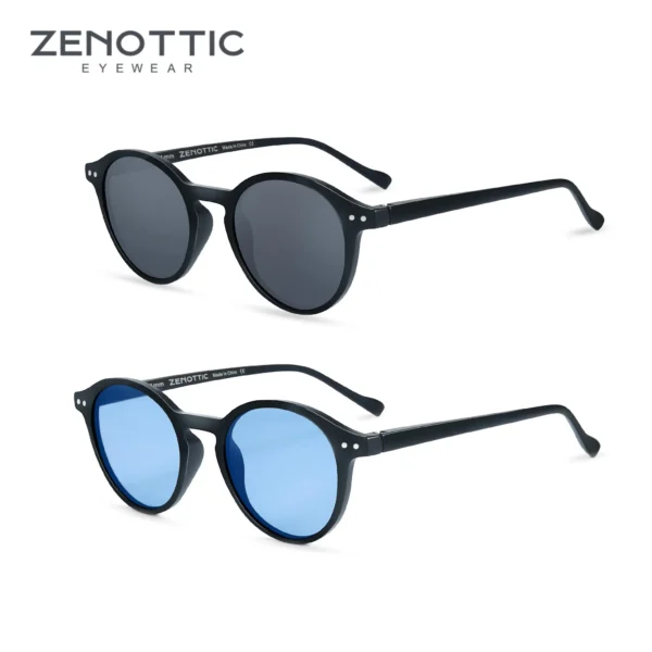 ZENOTTIC Retro Polarized Sunglasses 2023 2024 Men Women Vintage Small Round Frame Sun Glasses Polarized Lens UV400 Goggles Shade - Image 10