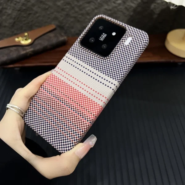 Carbon Fibre Splicing Colors Phone Case For Xiaomi 15 Pro 15Pro Ultra MI15 Luxury Magnetic Frameless Business Shockproof Cover - Image 10