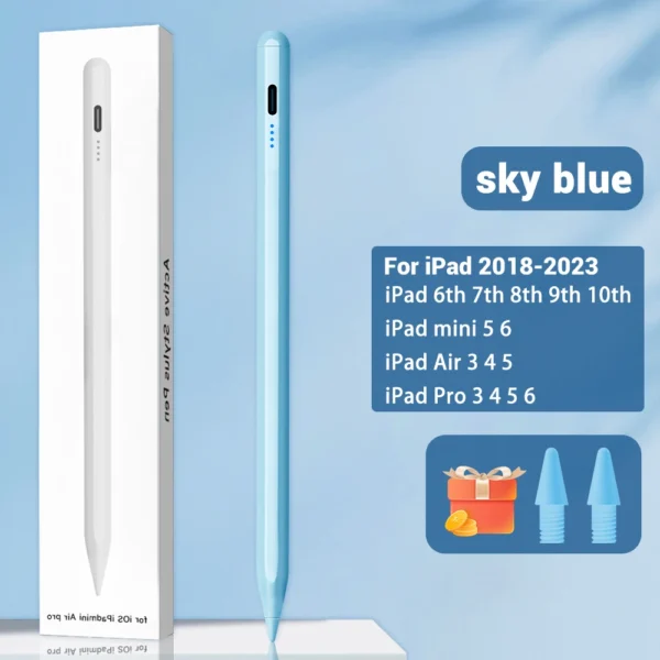 For iPad Pencil 2 1 Palm Rejection Power Display iPad Accessories iPad 2022 2021 2020 2019 2018 Pro 11 12.9 Air Mini Stylus Pen - Image 9