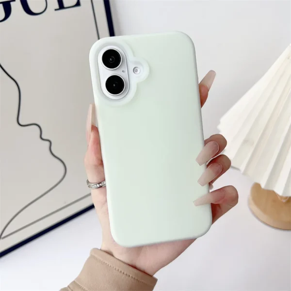 Original Liquid Silicone Matte Jelly Bumper Case For iPhone 16 15 14 13 12 11 Pro Max Plus Shockproof Candy Matte Armor Cover - Image 10