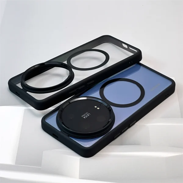 Luxury Defender Magnetic Case For Xiaomi 15 14 Ultra Pro 14Ultra Mi15 Transparent Hybrid Hard for Magsafe Wireless Charger Cover - Image 9