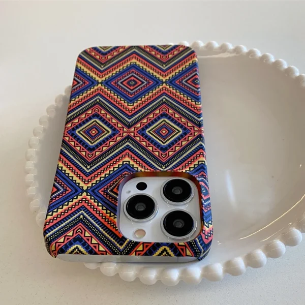 Business Carbon Fiber Pattern Case for iPhone 16 15 14 Plus 13 12 11 Pro Max Shockproof Hard Plastic Retro Frameless Armor Cover - Image 10