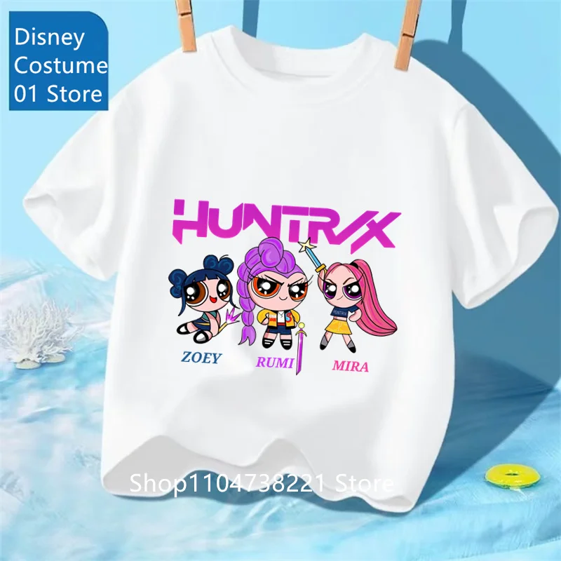 Saja Boys Tshirt Anime Kpop Demon Hunters Kids T-shirts Children's Clothing 2025 New Summer Casual Boys Girls Short Sleeve Tops 9 Saja Boys Tshirt Anime Kpop Demon Hunters Kids T-shirts Children's Clothing 2025 New Summer Casual Boys Girls Short Sleeve Tops - Image 9