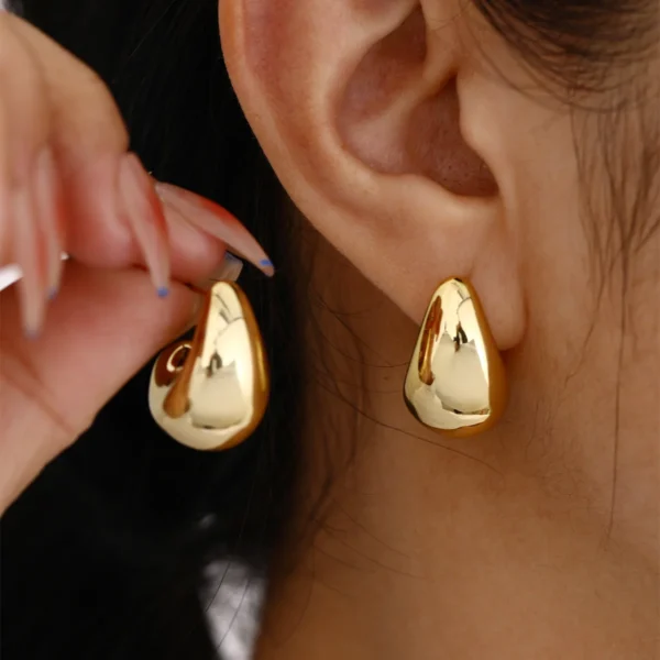 Vintage Elegant Teardrop Stud Earring Set Chic Simple Fashion Lightweight Earrings  for Women Daily Wear Party Jewelry Gift 2025 - Image 10