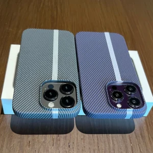 Luxury Carbon Fiber Plastic Ultra Thin Armor Case For iPhone 16 15 14 13 12 11 Pro Max Plus Shockproof Protective Hard Cool Capa