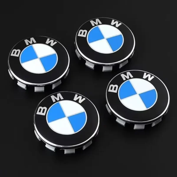 4pcs 68MM Blue White 56MM Car Wheel Center Hup Caps Wheel Cover For BMW E36 E39 E46 E60 E90 E90 F10 F30 G20 G21 G30 G11 F15 X5