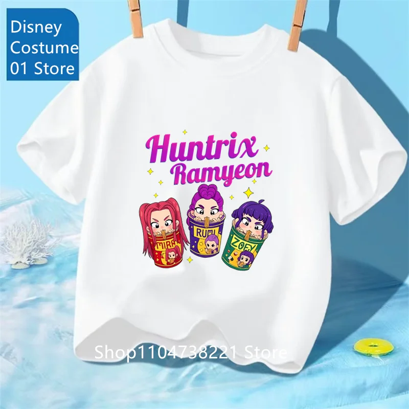 Saja Boys Tshirt Anime Kpop Demon Hunters Kids T-shirts Children's Clothing 2025 New Summer Casual Boys Girls Short Sleeve Tops 16 Saja Boys Tshirt Anime Kpop Demon Hunters Kids T-shirts Children's Clothing 2025 New Summer Casual Boys Girls Short Sleeve Tops - Image 16