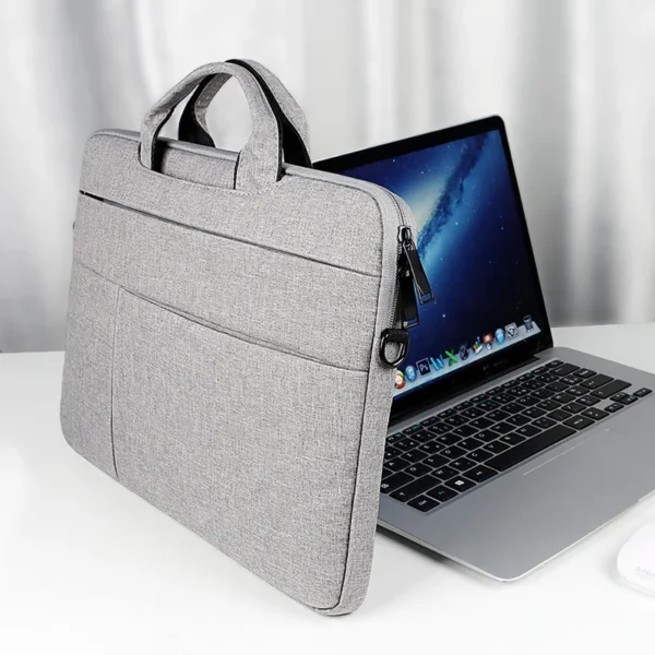 Water-resistant Universal Laptop Bag Sleeve 11 12 13 14 15 15.6 inch Notebook for Macbook Computer Handbag Briefcase Travel Bag - Image 5