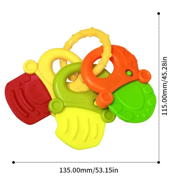 Silicone Teethers for Baby Things Newborn Chews Food Grade Teethers Training Bed Toy Baby Fruit Item Feeding Infant Rattle - Image 2