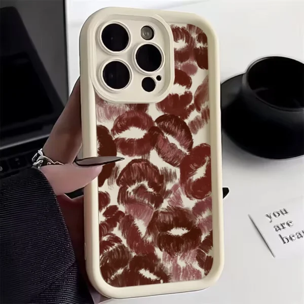 Phone Case For Xiaomi Poco F5 X5 X3 X6 Pro 5G Mi 14 13 12 12T 13T Pro 11 Lite 5G NE Sexy Girl Red Lips Matte Soft Silicone Cover - Image 7