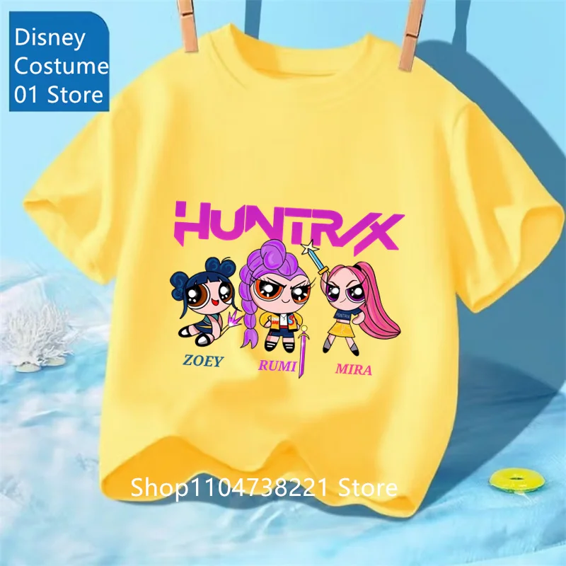 Saja Boys Tshirt Anime Kpop Demon Hunters Kids T-shirts Children's Clothing 2025 New Summer Casual Boys Girls Short Sleeve Tops 11 Saja Boys Tshirt Anime Kpop Demon Hunters Kids T-shirts Children's Clothing 2025 New Summer Casual Boys Girls Short Sleeve Tops - Image 11