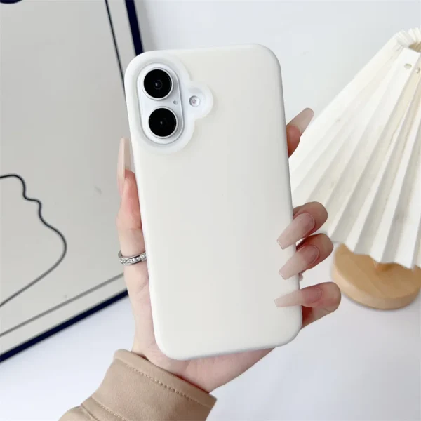 Original Liquid Silicone Matte Jelly Bumper Case For iPhone 16 15 14 13 12 11 Pro Max Plus Shockproof Candy Matte Armor Cover - Image 13