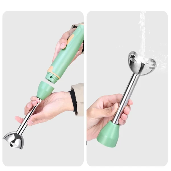 Handheld Blender Electric Food Vegetable Grinder Stick Mixer for Meat Smoothies Sauces Baby Food Soups - Image 4