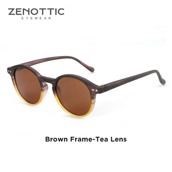ZENOTTIC Retro Polarized Sunglasses 2023 2024 Men Women Vintage Small Round Frame Sun Glasses Polarized Lens UV400 Goggles Shade - Image 32