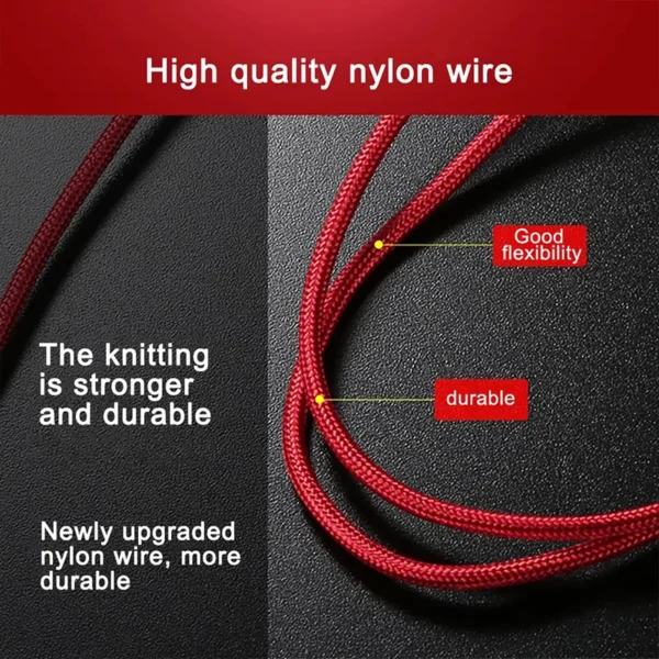 3 in 1 SuperCharging Cable Type-C Phone Fast Charger Cord Micro USB Data Wire For iPhone 14 13 12 Pro Samsung Xiaomi Huawei - Image 2