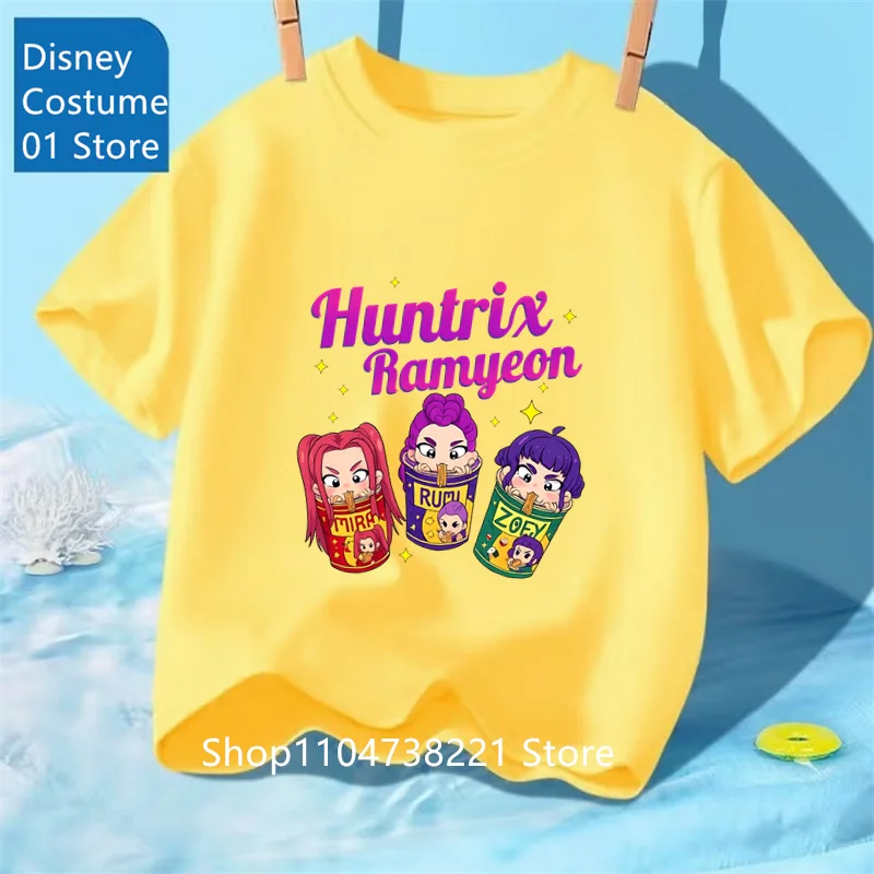 Saja Boys Tshirt Anime Kpop Demon Hunters Kids T-shirts Children's Clothing 2025 New Summer Casual Boys Girls Short Sleeve Tops 18 Saja Boys Tshirt Anime Kpop Demon Hunters Kids T-shirts Children's Clothing 2025 New Summer Casual Boys Girls Short Sleeve Tops - Image 18