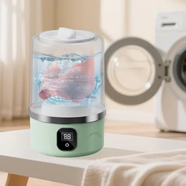 Portable Mini Washing Machine Small Laundry Washer Machine Clothes Cleaning Tool For Dormitories Travel Camping Hotel Apartment - Image 6