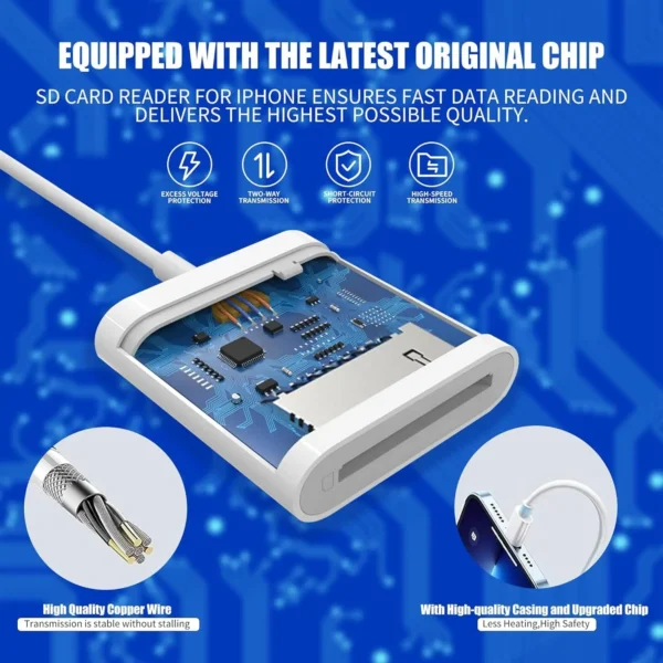 OTG Card Reader USB Type C to TF Memory Card Adapter For iPhone 15 Pro Max Plus Samsung Xiaomi Huawei PC Laptop Smart Cardreader - Image 4