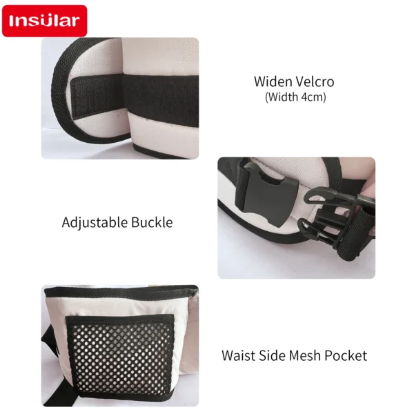 Baby Carrier Waist Stool Walkers Baby Sling Hold Waist Belt Backpack Hipseat Belt Kids Adjustable Infant Hip Seat - Image 4