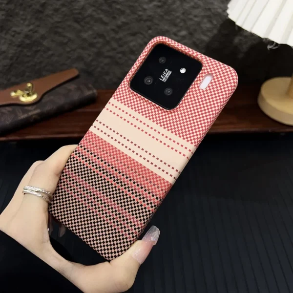 Carbon Fibre Splicing Colors Phone Case For Xiaomi 15 Pro 15Pro Ultra MI15 Luxury Magnetic Frameless Business Shockproof Cover - Image 7