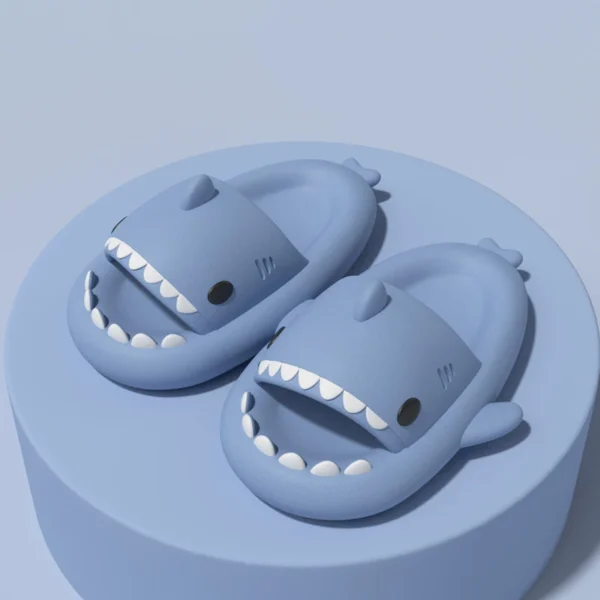 Comwarm 2024 New Kids Shark Slippers Fashion Children Cartoon Slippers Girls Boys Home Non-slip Soft Sandal Outdoor Beach Slides - Image 14