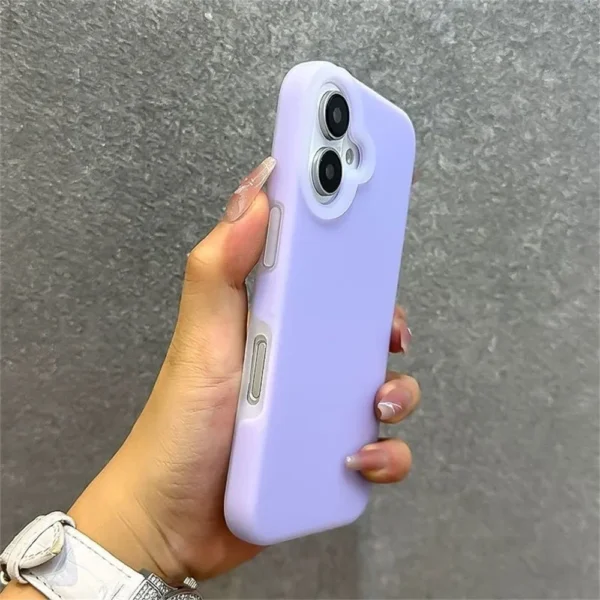 Original Liquid Silicone Matte Jelly Bumper Case For iPhone 16 15 14 13 12 11 Pro Max Plus Shockproof Candy Matte Armor Cover - Image 2