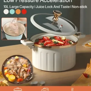 Ultra Pressure Cooking Tools Large Capacity Pressure Cooker High Efficiency Cooking Cookware