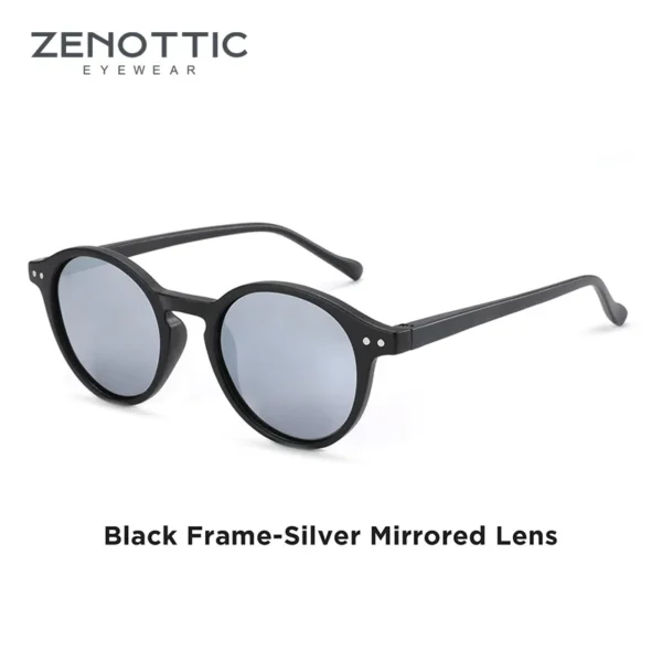 ZENOTTIC Retro Polarized Sunglasses 2023 2024 Men Women Vintage Small Round Frame Sun Glasses Polarized Lens UV400 Goggles Shade - Image 18