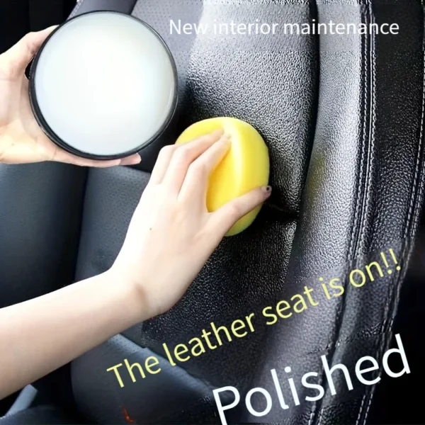 Car Leather Seat Maintenance Care Oil Multifunctional Cream Interior Polishing Stain Removal Refurbished Leather Sofa Cleaning - Image 3