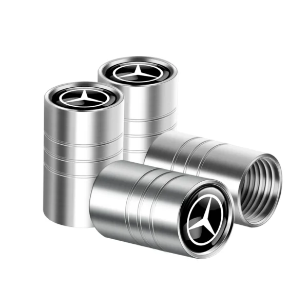 4PCS Car Wheel Tire Valve Caps Covers Accessories For Mercedes Benz AMG GLC GLB GLE CLA CLK W206 W204 W205 W212 W213 W169 W176 - Image 8