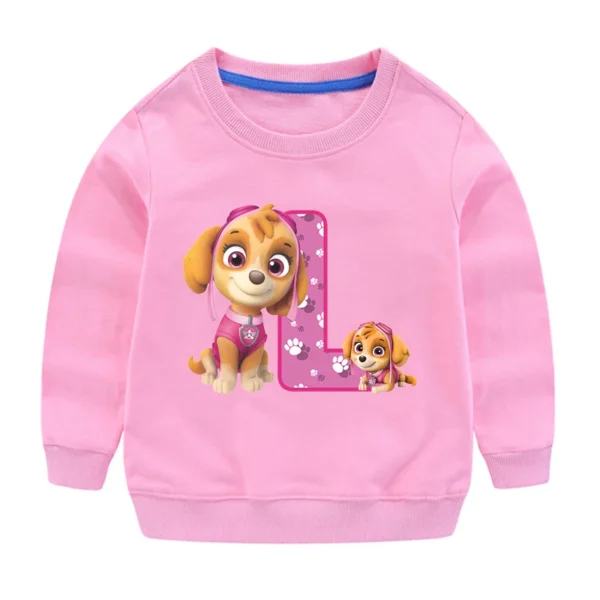 PAW Patrols Kids Anime Cute Sweatshirt Skye Girls Cartoon Casual Tops Children Round Neck Pullover Sweater Autumn Clothing Gifts - Image 15