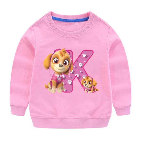PAW Patrols Kids Anime Cute Sweatshirt Skye Girls Cartoon Casual Tops Children Round Neck Pullover Sweater Autumn Clothing Gifts - Image 14