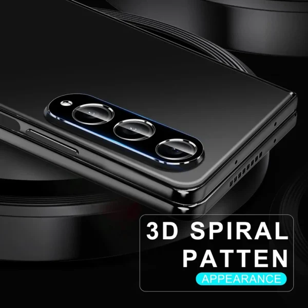 9D Curved Rear Camera Protector For Samsung Galaxy Z Fold4 Fold3 Case Tempered Glass Sumsung Z Fold 4 ZFold 3 5G Back Lens Cover - Image 2