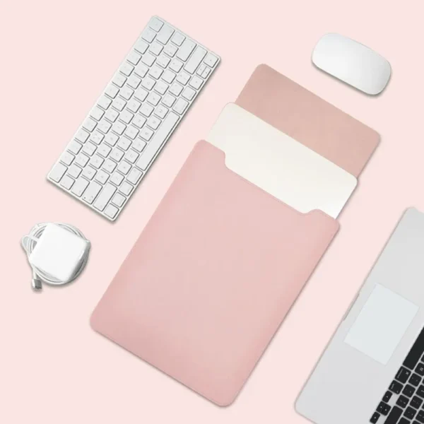 Multiple Sizes Laptop Sleeve Case Ultra Thin PU Leather Cover Shockproof Notebook Bag Protective Pouch for HP/Dell/Surface - Image 7