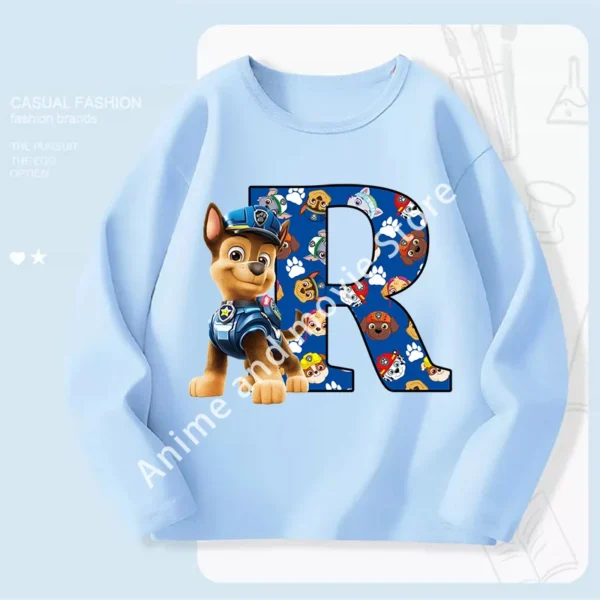 Paws Patrols Chases Child Long Sleeve Boys T-shirt Children Casual Clothing Cartoon Cute Printed Sweatshirt Anime New Kids Gifts - Image 23
