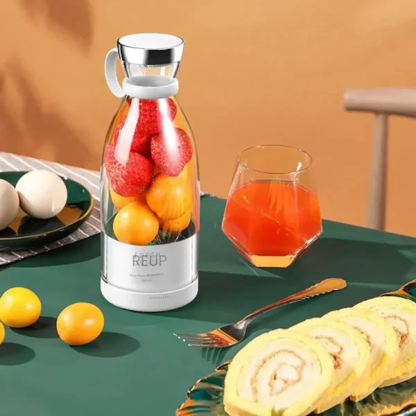 New fruit juicer wireless portable small multifunctional juicer cup magnetic charging juice blender - Image 2