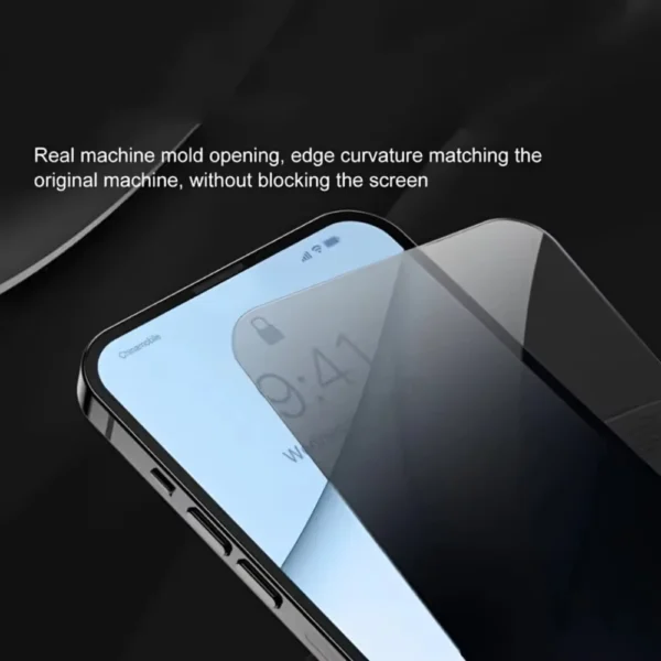 3PCS Anti-Spy Glass for iPhone 17 16 15 14 13 12 11 Pro Max 13Mini 6 7 8 Plus SE 16E X XR XS Max Privacy Screen Protectors Glass - Image 2